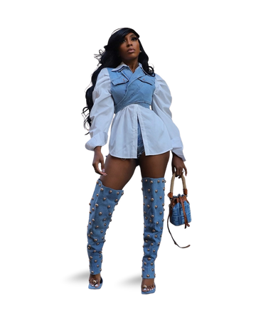 The Extra AF Denim Set